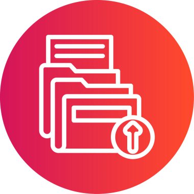 belge simgesi vektör illüstrasyonu