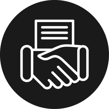 İş insanları simgesinin vektör illüstrasyonu