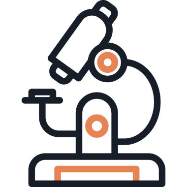 Bilim ve teknoloji çizgi simgesi, vektör