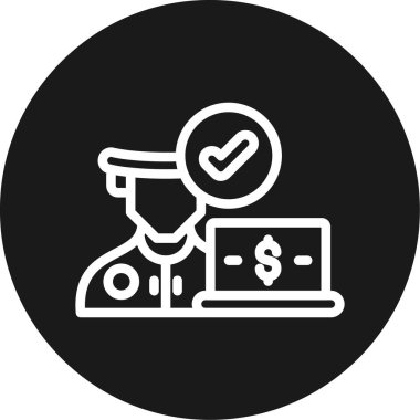 seo modern simgesinin vektör illüstrasyonu