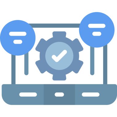 İşaret simgesini işaretle. Web için işaretleme vektör simgesinin basit illüstrasyonu