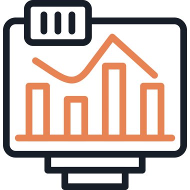 anahat biçiminde analitik iş grafiği simgesi
