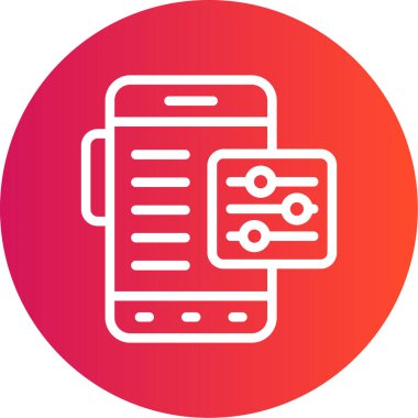 Veri analiz simgesi, vektör illüstrasyonu