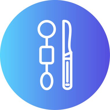 Bir b-b simgesinin vektör illüstrasyonu