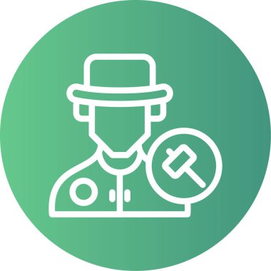 Modern simgenin vektör illüstrasyonu