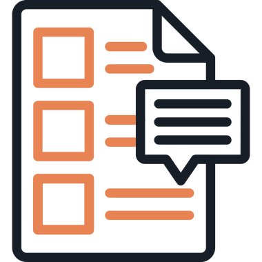 Liste. Web simgesi basit illüstrasyon