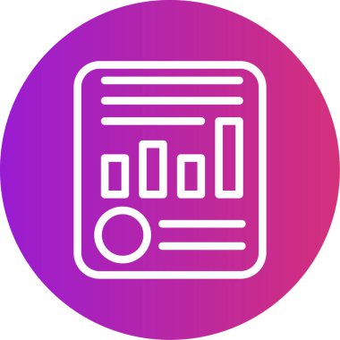 Vektör Belgesi düz biçim simgesi