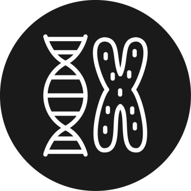 vektör DNA simgesi illüstrasyonu