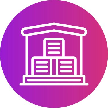 Yapı simgesinin vektör illüstrasyonu