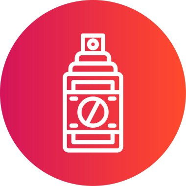 Bir gaz simgesinin vektör illüstrasyonu