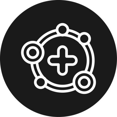 Modern simgenin vektör illüstrasyonu