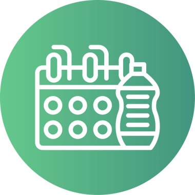 Modern simgenin vektör illüstrasyonu