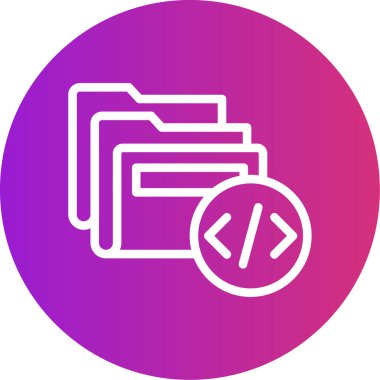 Modern simgenin vektör illüstrasyonu