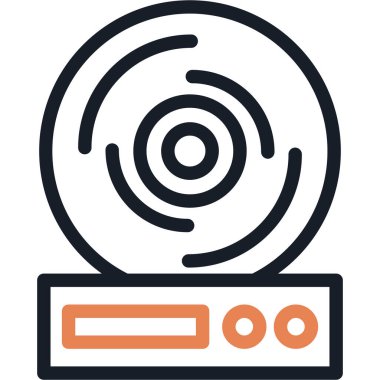 Hedef renkli vektör simgesi