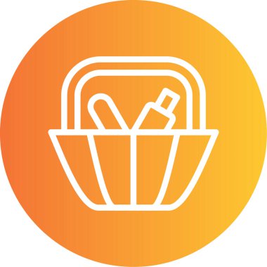 Gıda simgesinin vektör illüstrasyonu