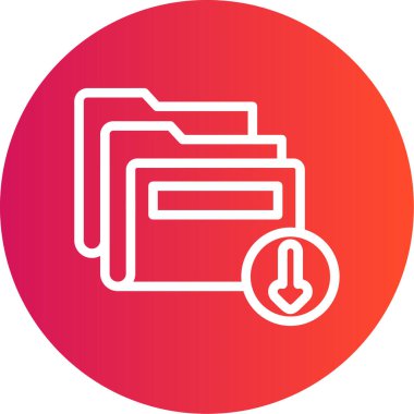 Dosya biçim simgesinin vektör illüstrasyonu