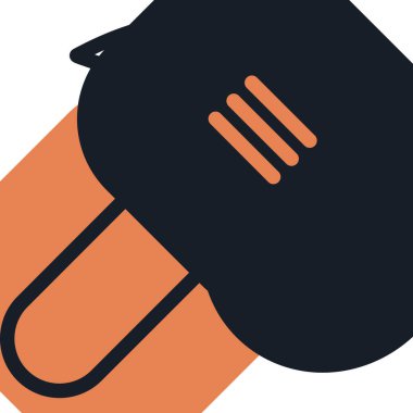 Bir çantanın vektör illüstrasyonu