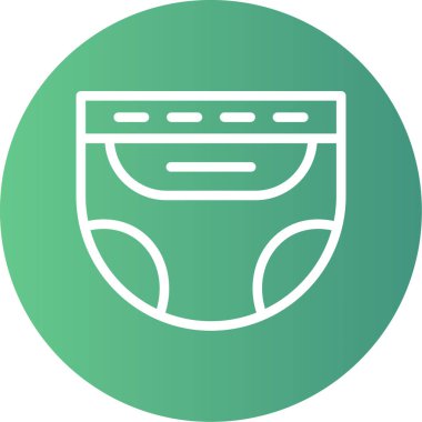 Bir maske simgesinin vektör illüstrasyonu