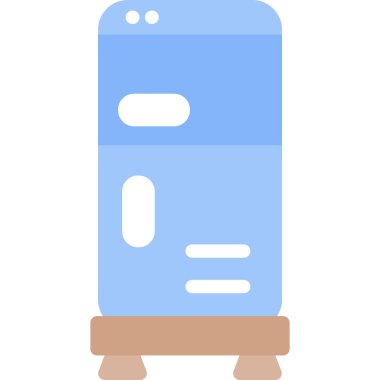 Su soğutucu ikonu. vektör illüstrasyonu