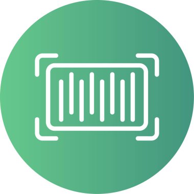 eşsiz veri depolama vektör çizgisi simgesi