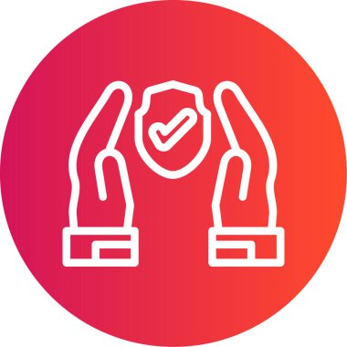 Soyut arkaplanda işaretleme simgesini işaretle