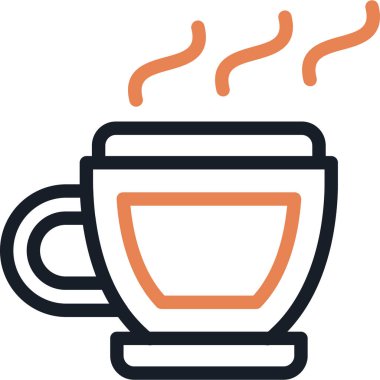 Kahve fincanı. Basit tasarım