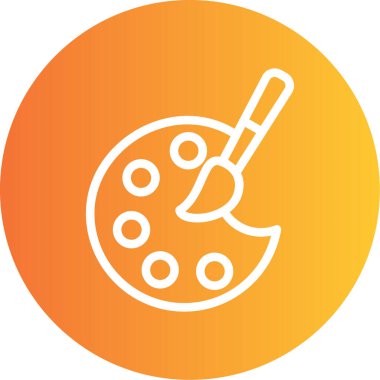 Modern simgenin vektör illüstrasyonu