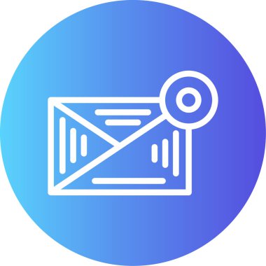 vektör posta simgesi illüstrasyonu