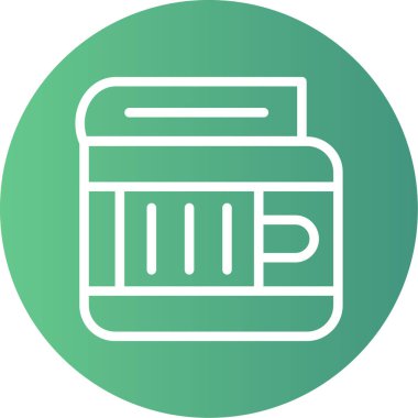 Benzersiz Batarya Vektör Satırı Simgesi