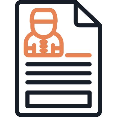 İş simgesinin vektör illüstrasyonu