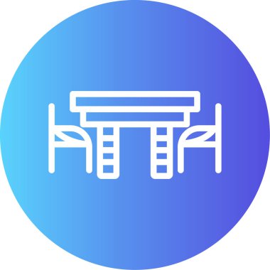 tablo simgesi vektör illüstrasyonu