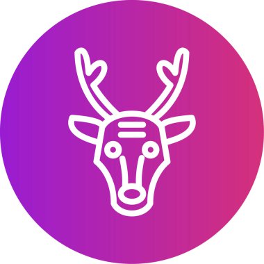 Geyiğin vektör illüstrasyonu