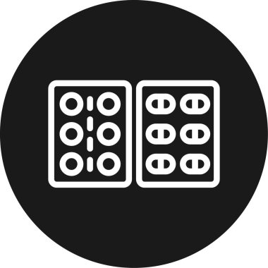 Kumarhane zar simgesi, basit biçim