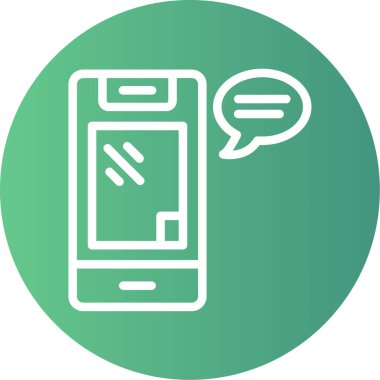 cep telefonu ikonu vektör illüstrasyonu