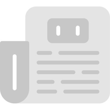 belge dosya belgesi simgesi ana hat biçiminde