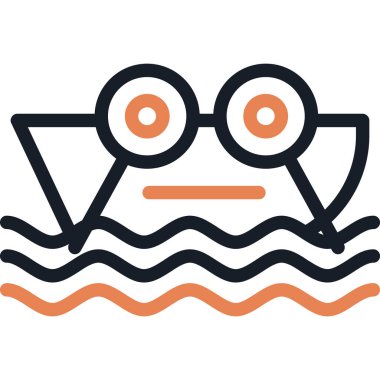 yüzme havuzu vektör simgesi