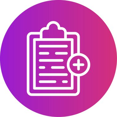 Hastane Denetim Hattı Gradyan Çemberi Simgesi