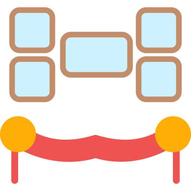 bayrak ikonu vektör illüstrasyonu