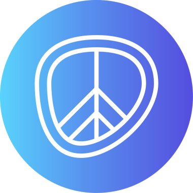 Barış. Web simgesi basit illüstrasyon