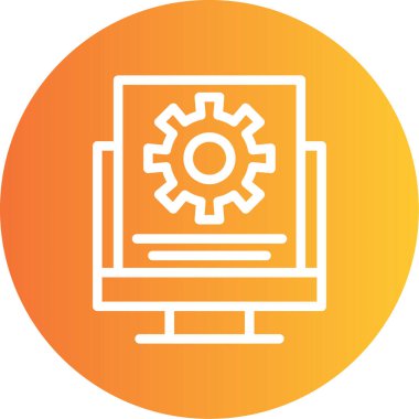 Vektör ayarı Simge illüstrasyonu