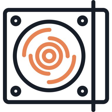 Hedef. Web simgesi basit illüstrasyon