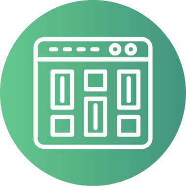 Fırın simge vektör çizim