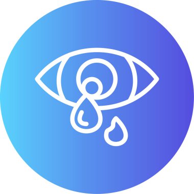 Göz simgesi vektör illüstrasyonu