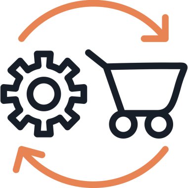 Araba vitesi simgesi, vektör illüstrasyonu