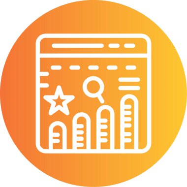 Bir raporun yıldızının vektör çizimi