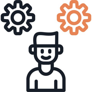 iş adamı vektör simgesi