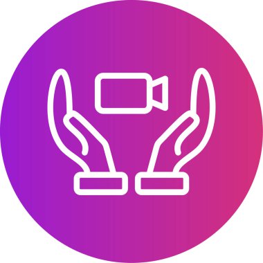 Modern bir simgenin vektör illüstrasyonu