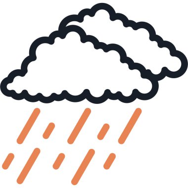 hava tahmini yağmur simgesi