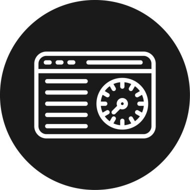 seo modern simgesinin vektör illüstrasyonu