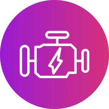 pil ikonu vektör çizimi, tasarım